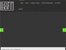 Tablet Screenshot of blackbenchfit.com